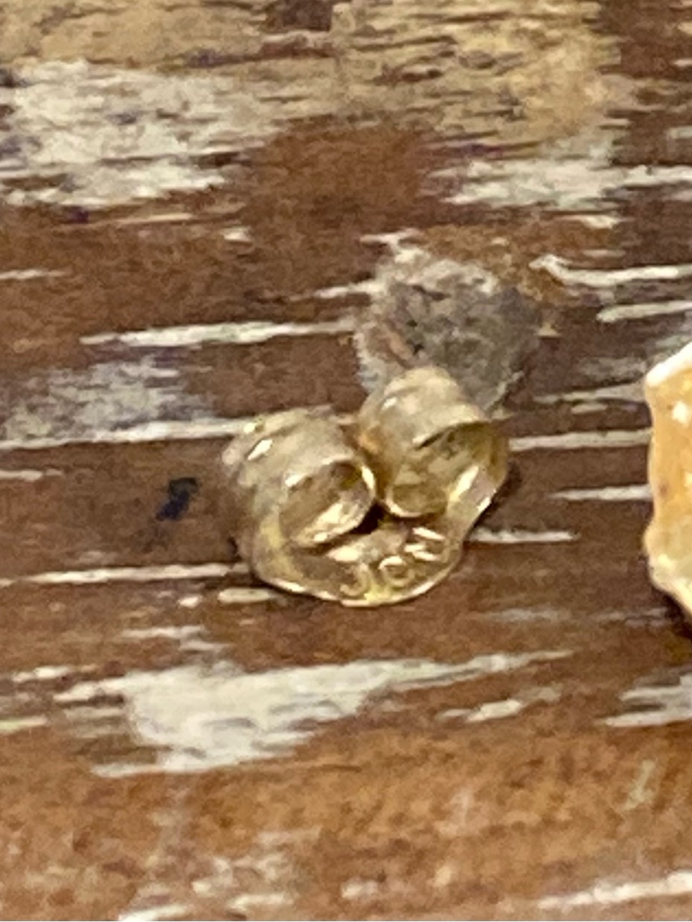 14K Gold Ladybug Enamel Earring Scrap Gold Single Earring with 10K Gold Backer - Picture 11 of 16